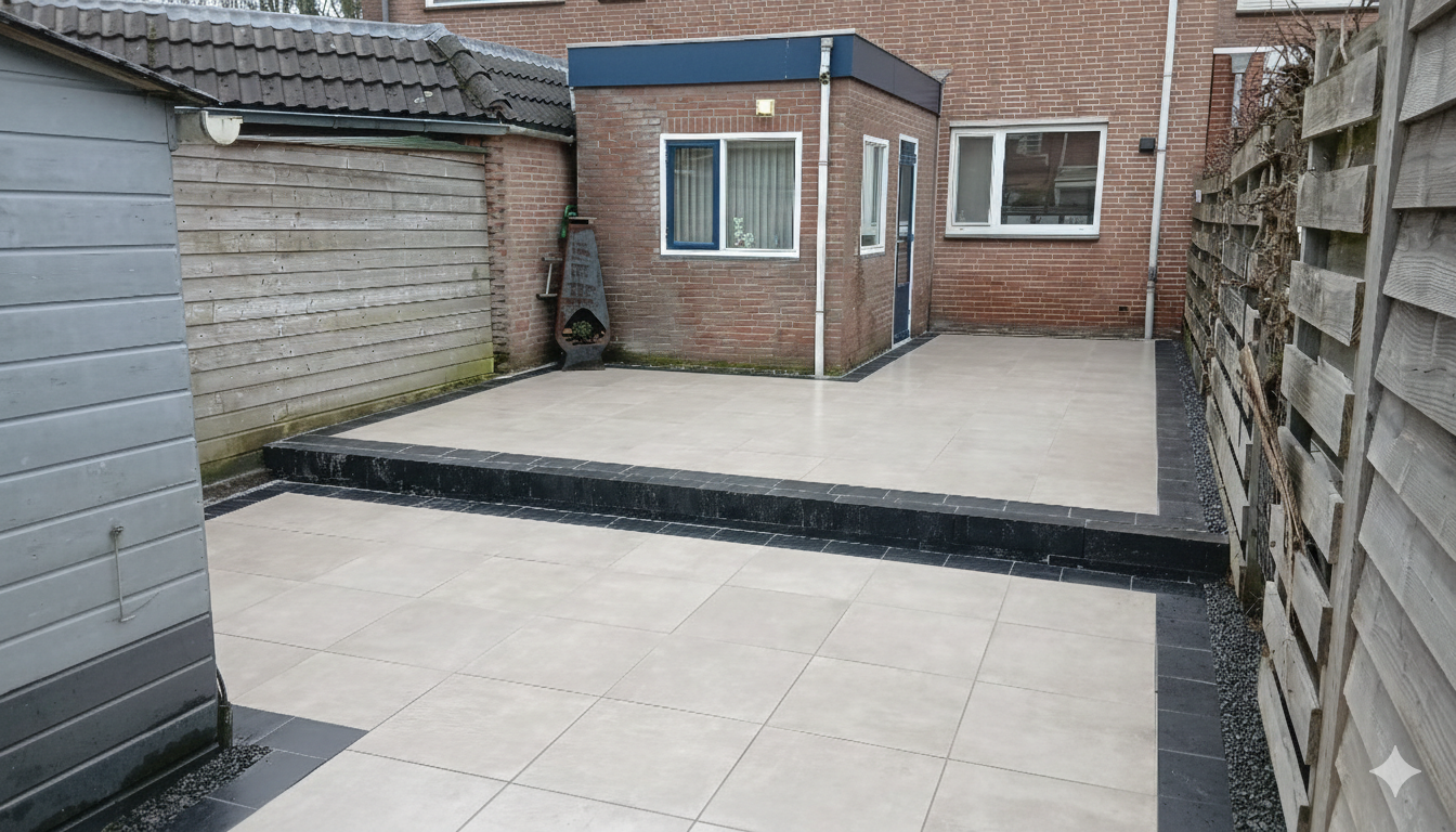 Afbeelding van project Van verwaarloosd naar verfijnd: complete tuinmetamorfose