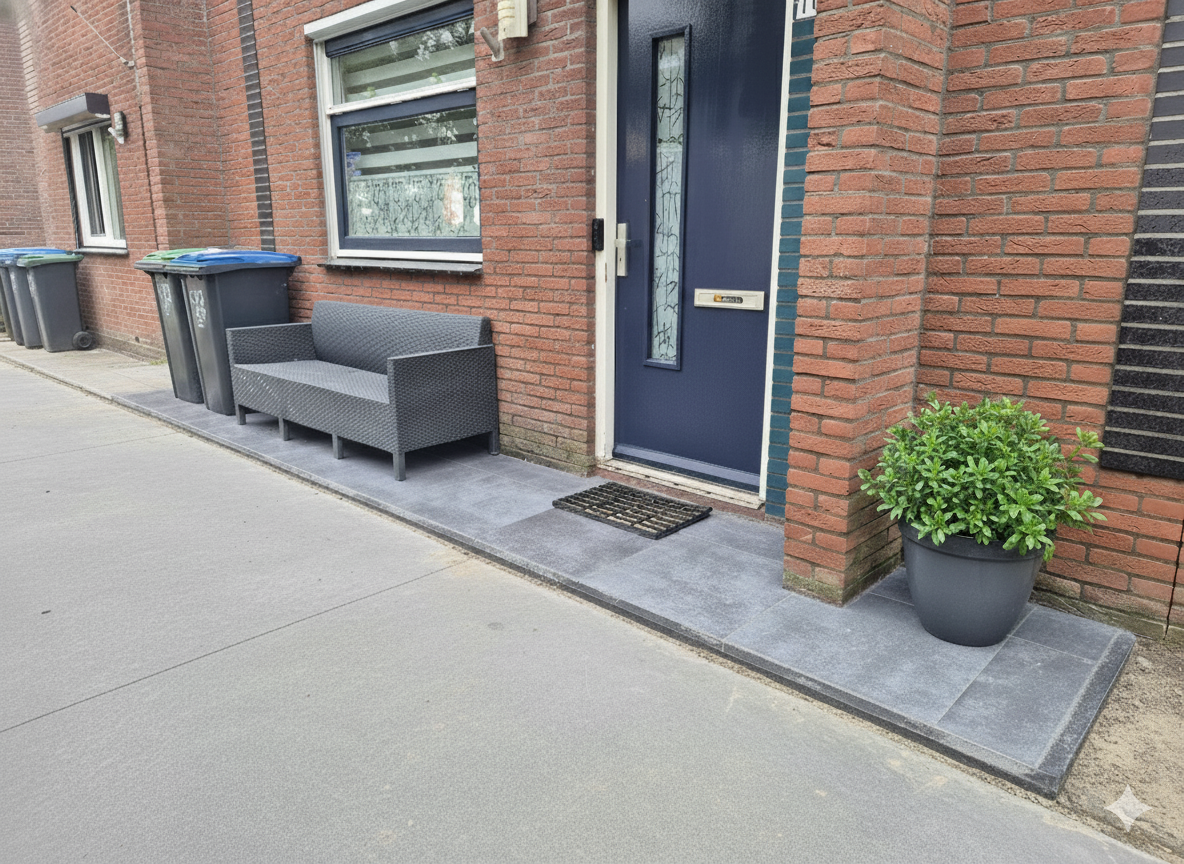 Afbeelding van project Project Barendrecht: Complete tuinrenovatie met keramische tegels